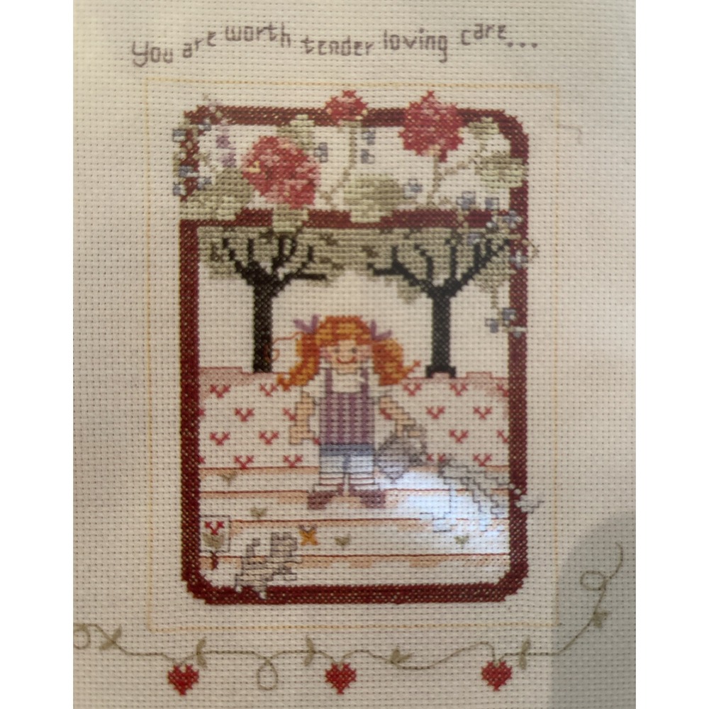 Simplicity Counted Cross Stitch Kit‎ Tender Loving Care Vintage
